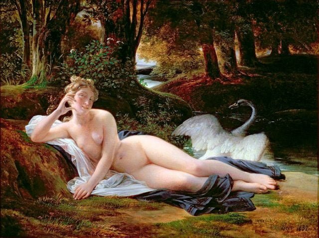 Francois Edouard Picot Leda Cisne Cultura Bizarra